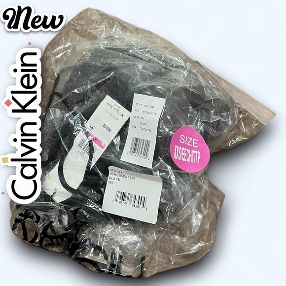 New Calvin Klein Satin Camisole black - Picture 4 of 9